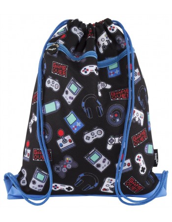 sacca con tasca frontale Gamer fringoo vista frontale