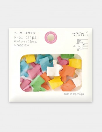 graffette P-51 Clips RABBIT Midori confezione