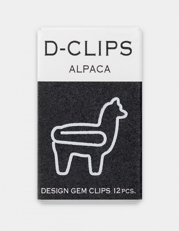 D-Clips Mini Alpaca graffette in metallo vista confezione