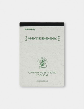 Taccuino protocollo Notebook penco A7 colore verde vista frontale