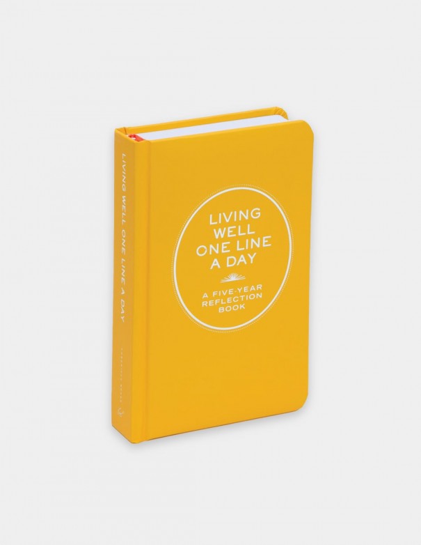 Diario One Line a day Living Well vista frontale