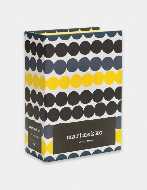 Marimekko 100 postcards vista frontale cofanetto