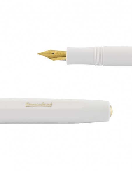 Penna Stilografica Classic Sport Kaweco colore Bianco dettaglio