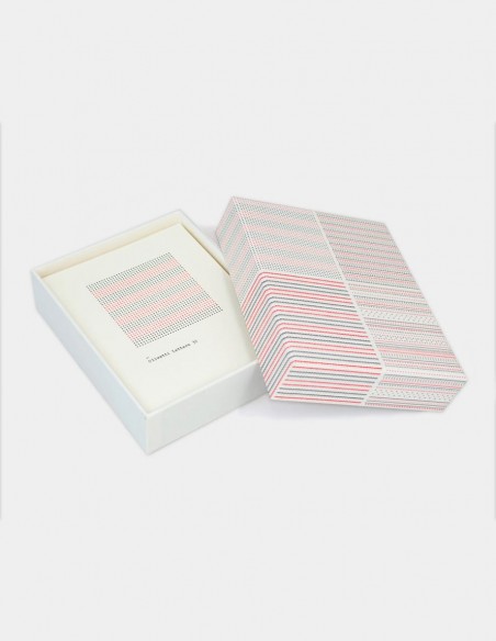 Biglietti Olivetti Pattern Series set di notecards cofanetto aperto