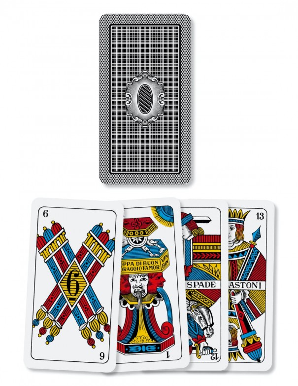 carte da gioco Napoletane plastificate scopa scopone tressette