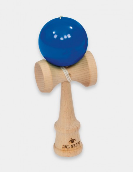 Gioco Kendama in legno con palla blu Dal Negro