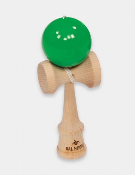 Gioco Kendama in legno con palla verde Dal Negro