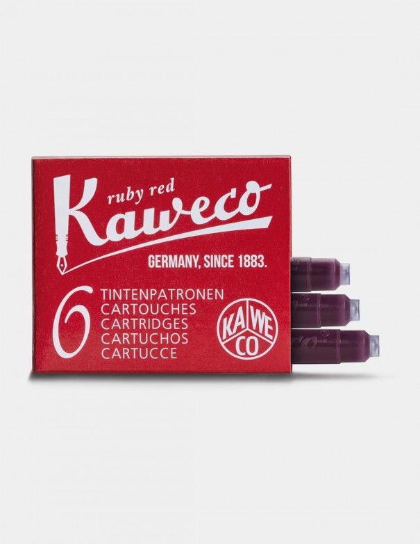 Cartucce Stilografica Standard Kaweco colore ruby red x 6