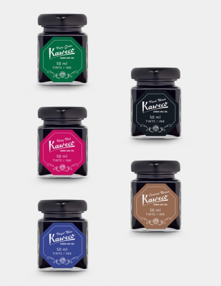 Bottiglie di inchiostro Kaweco da 50 ml assortimento colori