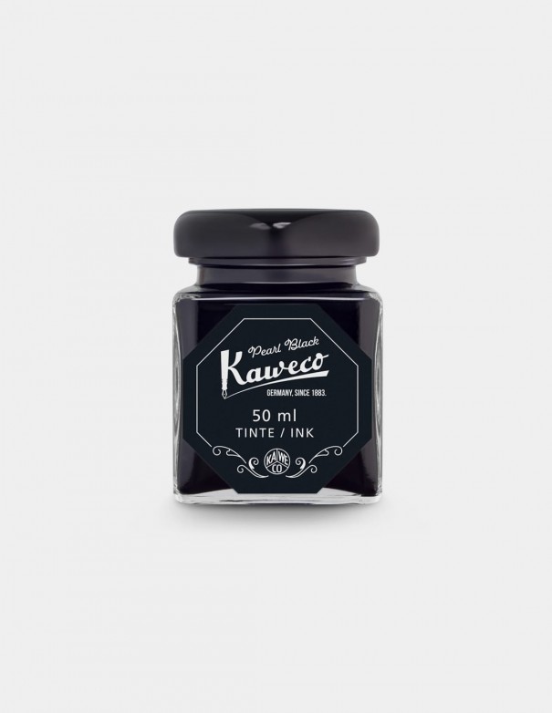 Bottiglia di inchiostro Kaweco da 50 ml colore Pearl Black