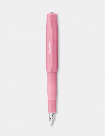 Penna stilografica Kaweco Frosted Sport colore Blush Pitaya trasparente
