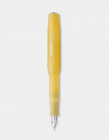 Penna stilografica Kaweco Frosted Sport colore Sweet Banana trasparente