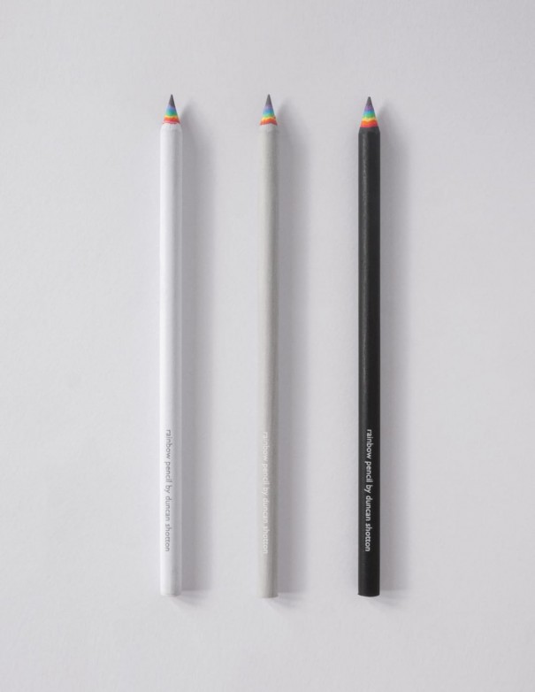 Matite arcobaleno Duncan Shotton rainbow pencil colore grigio
