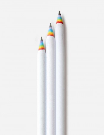 Matite arcobaleno Duncan Shotton rainbow pencil colore bianco