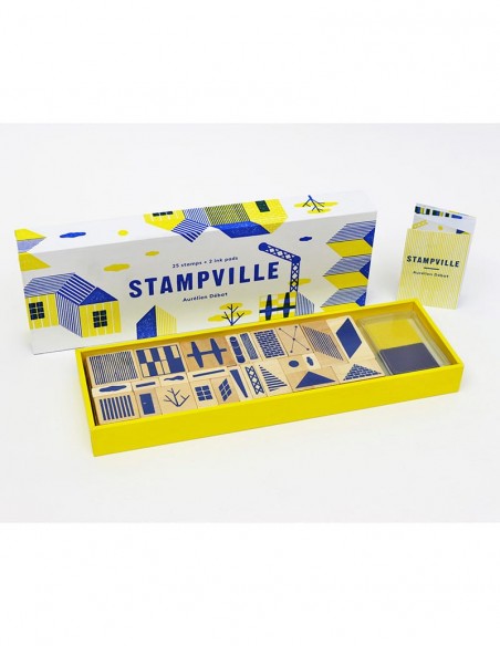 Set timbri Stampville cofanetto aperto completo