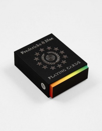 Mazzo di carte da gioco francesi arcobaleno di design