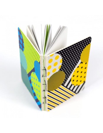 Taccuino piccolo di Gaia Segattini Knotwear con copertina rigida doubleface formato A6