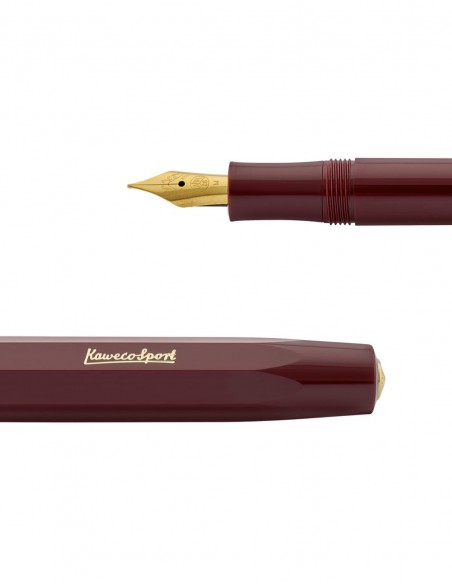 Penna Stilografica Classic Sport Kaweco colore Bordeaux dettaglio