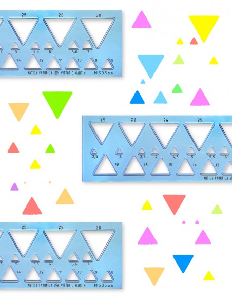 Ortografo figure geometriche per Triangoli modello M505pa Antica Fabbrica Vittorio Martini emozionale