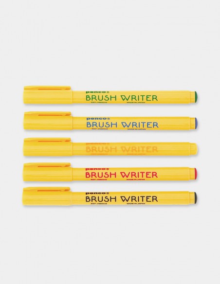Colori a pennello Brush Writer Penco confezione 5 pezzi vista pennarelli