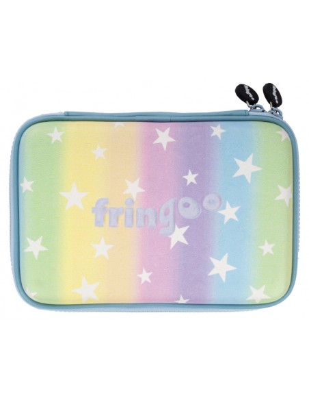 astuccio rigido con paillettes bicolore RAINBOW STARS vista posteriore