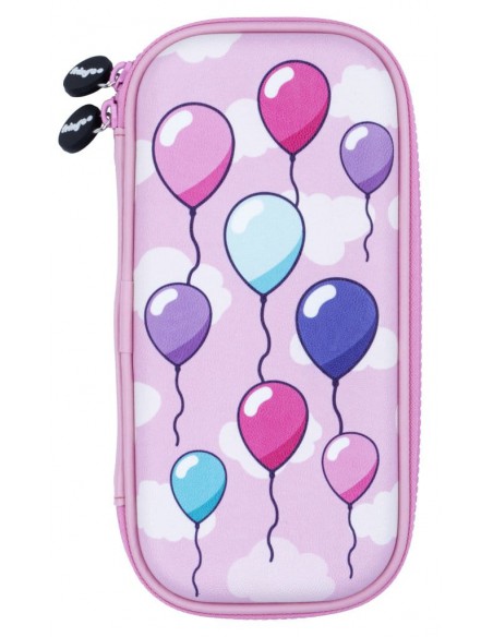 astuccio rigido goffrato doppia cerniera small UNICORN BALLOONS retro