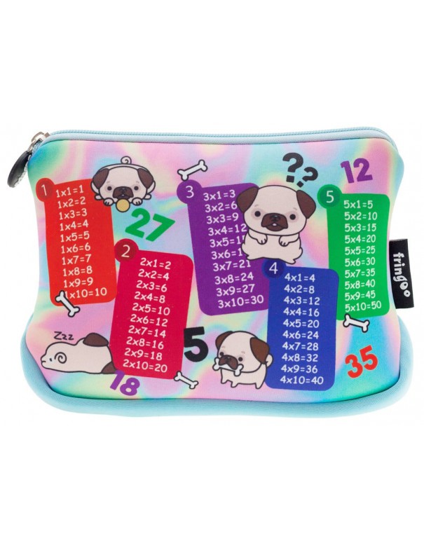 astuccio morbido in neoprene MULTIPLICATION TABLE vista frontale