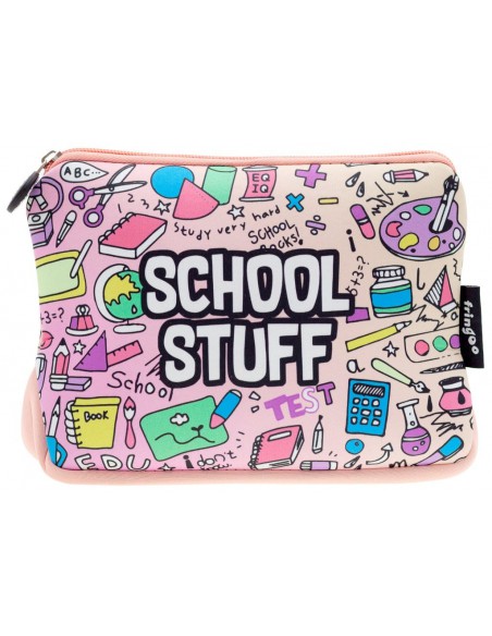 astuccio morbido in neoprene SCHOOL STUFF vista frontale