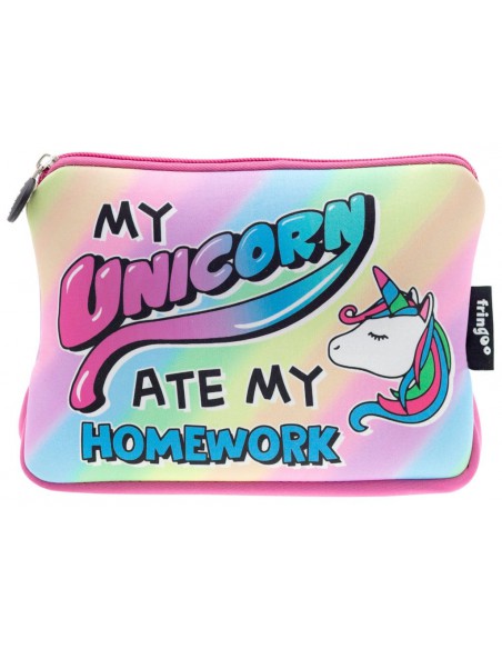 astuccio morbido in neoprene UNICORN ATE vista frontale