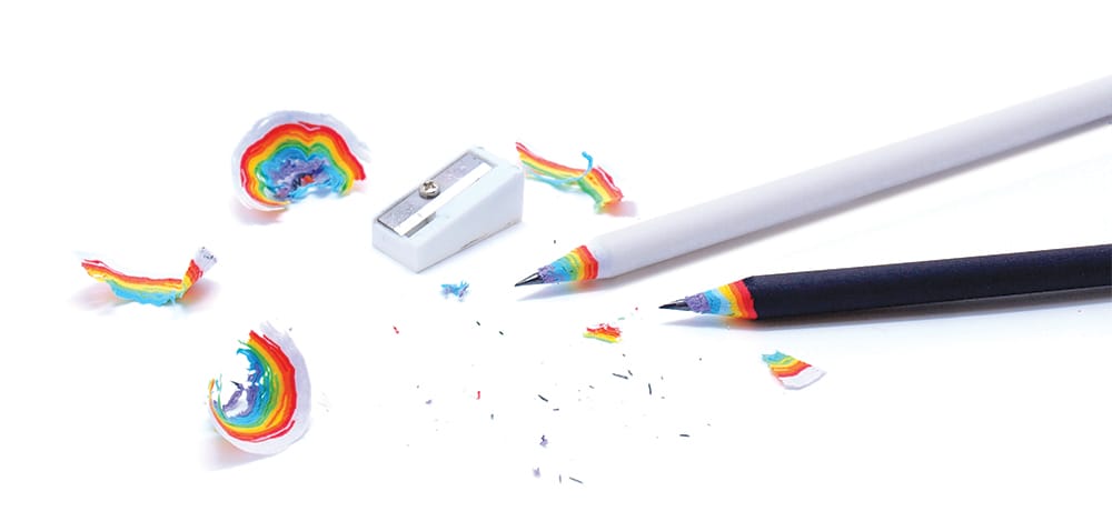 matita arcobaleno Duncan Shotton rainbow pencil
